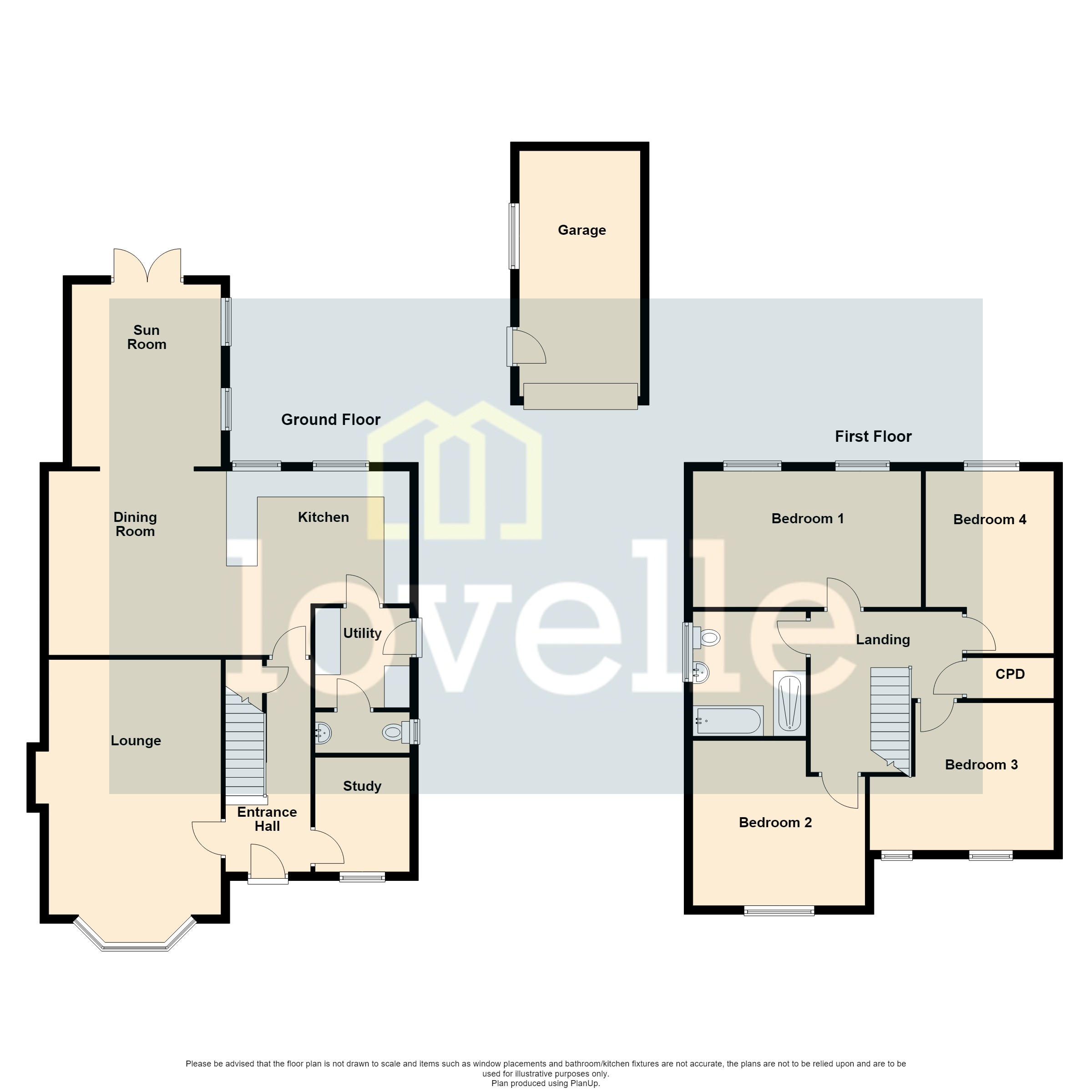 Malory House, Keeling Street, North Somercotes floorplan