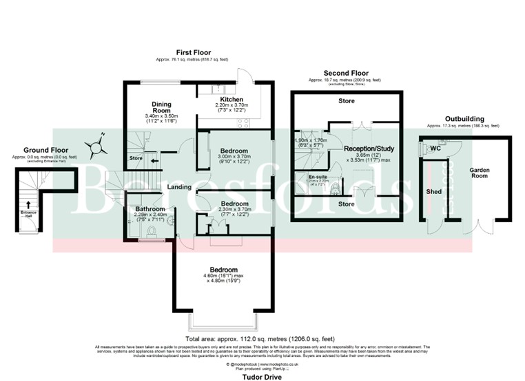 18a, Tudor Drive, Gidea Park floorplan