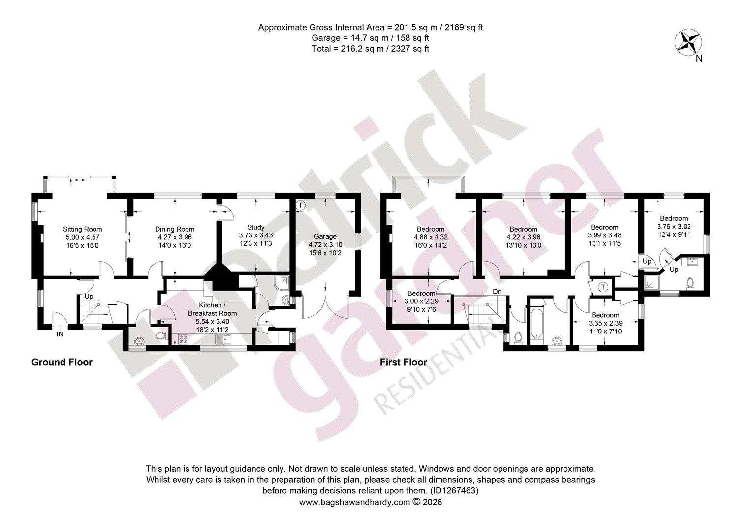 Pemberley, The Marld, Ashtead floorplan