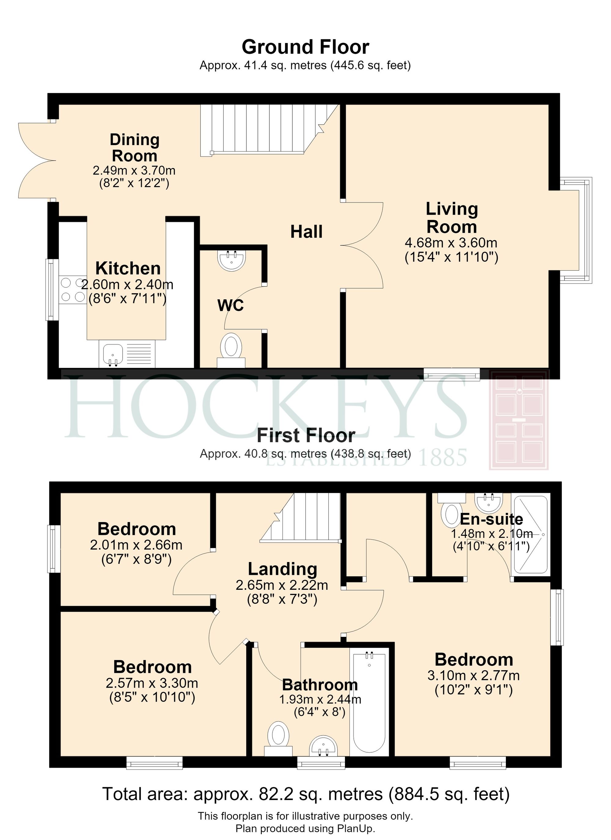 2 Oaklands Drive, Bury St. Edmunds floorplan
