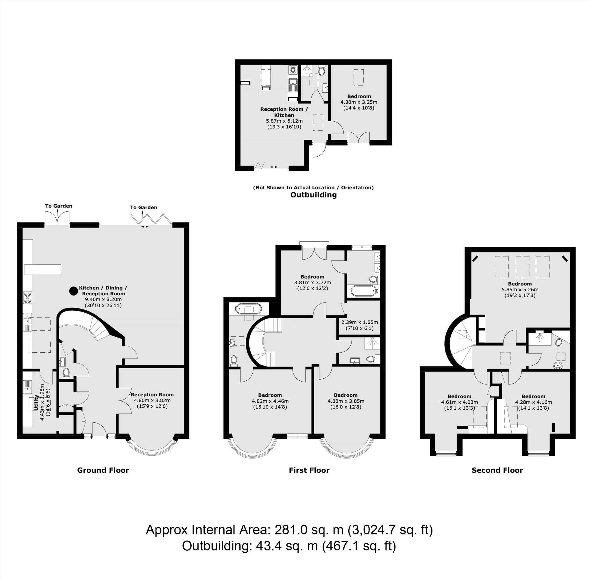 43, Collingwood Avenue, Surbiton floorplan