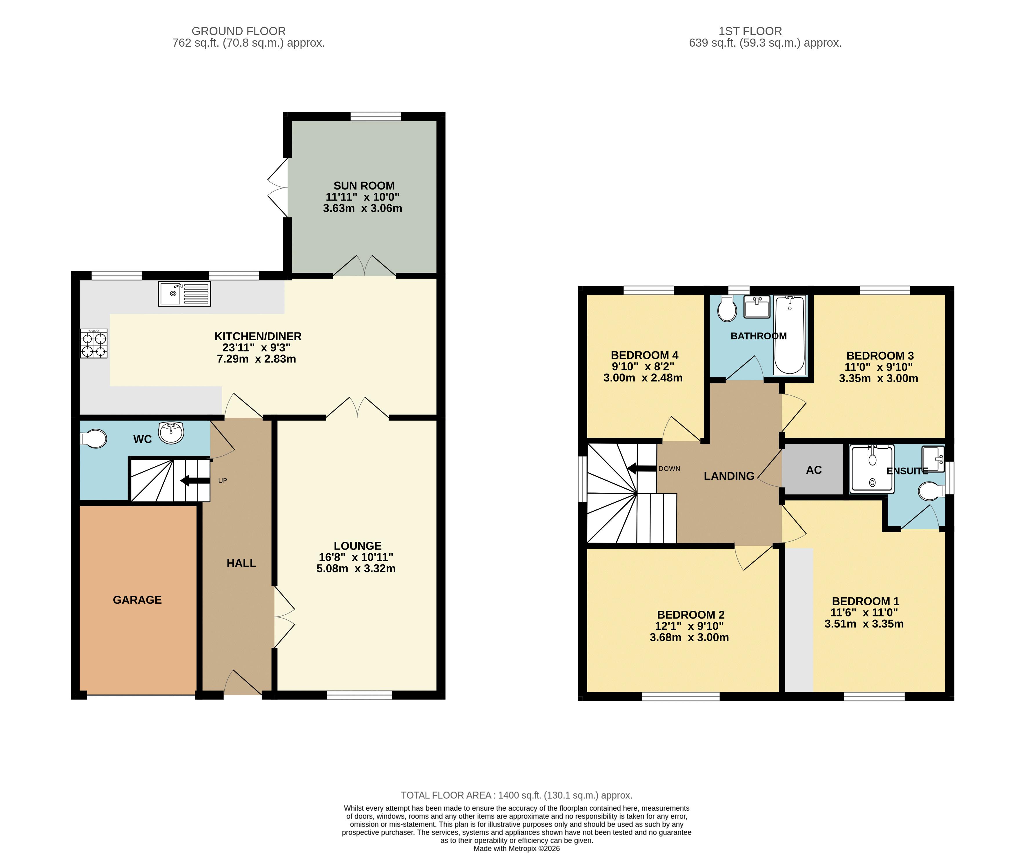 2, Arrow Mews, Lincoln floorplan