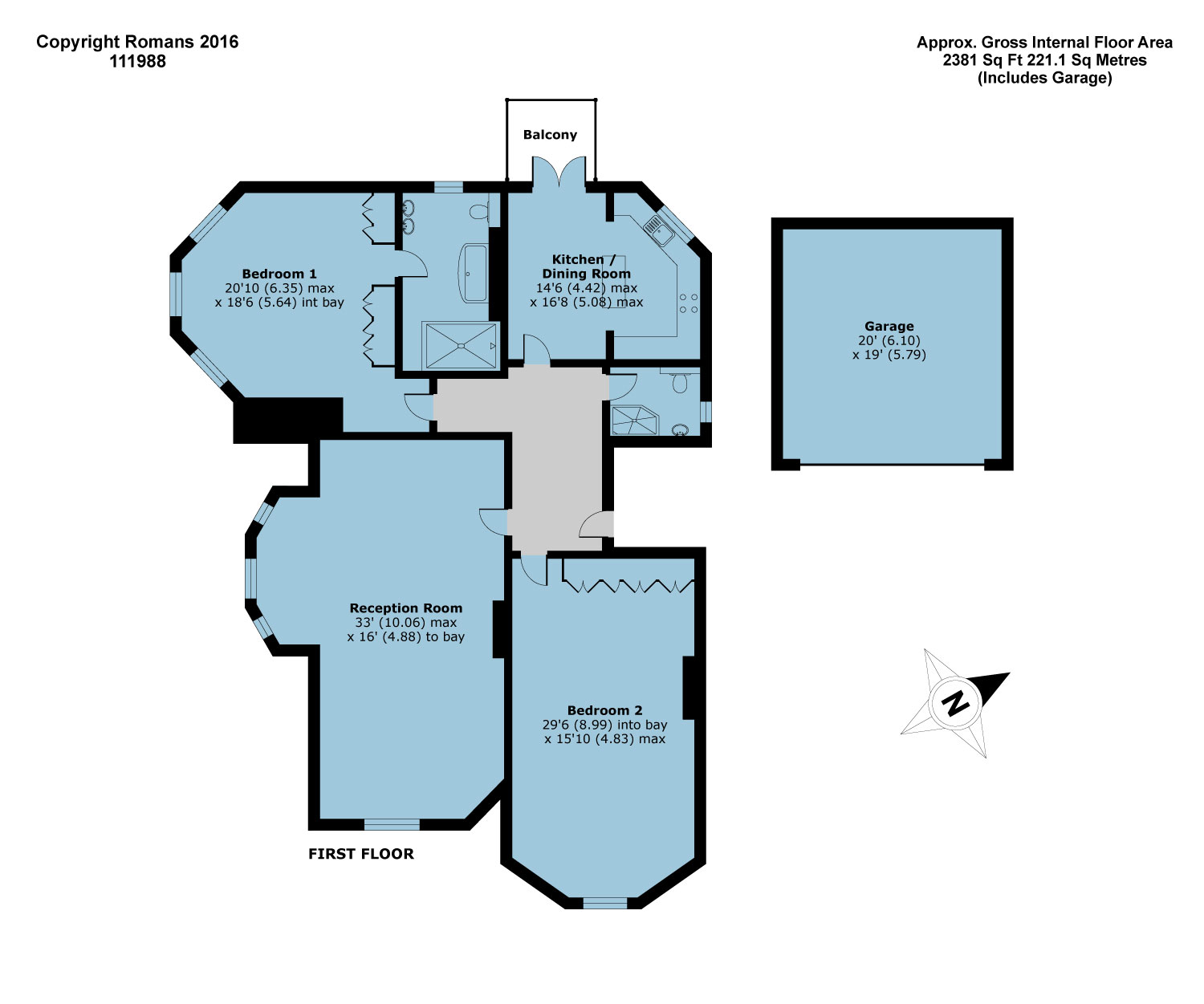 2 Bedrooms Flat to rent in Prince Albert Drive, Ascot SL5