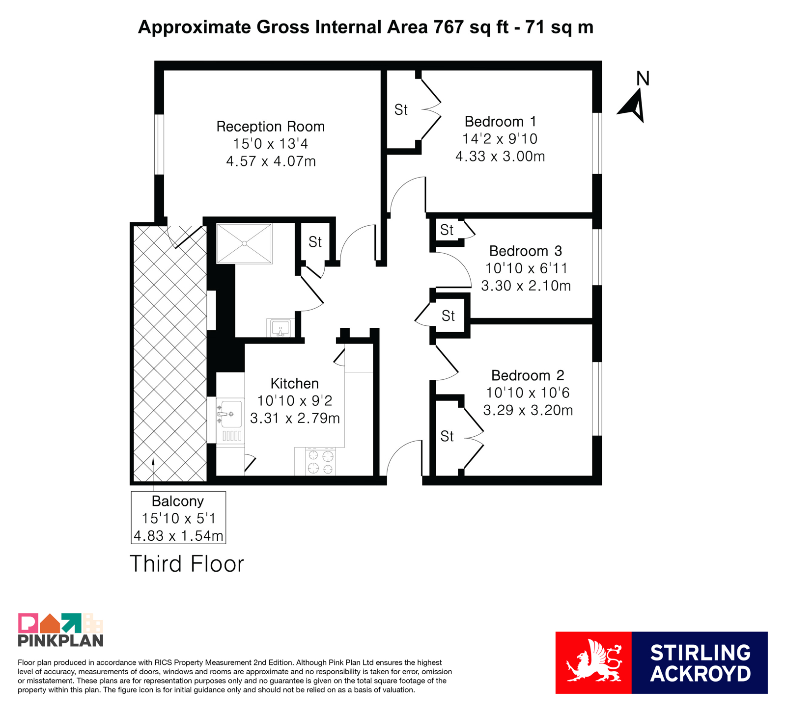 Flat 7, Evelyn House,, Hayter Road, London floorplan