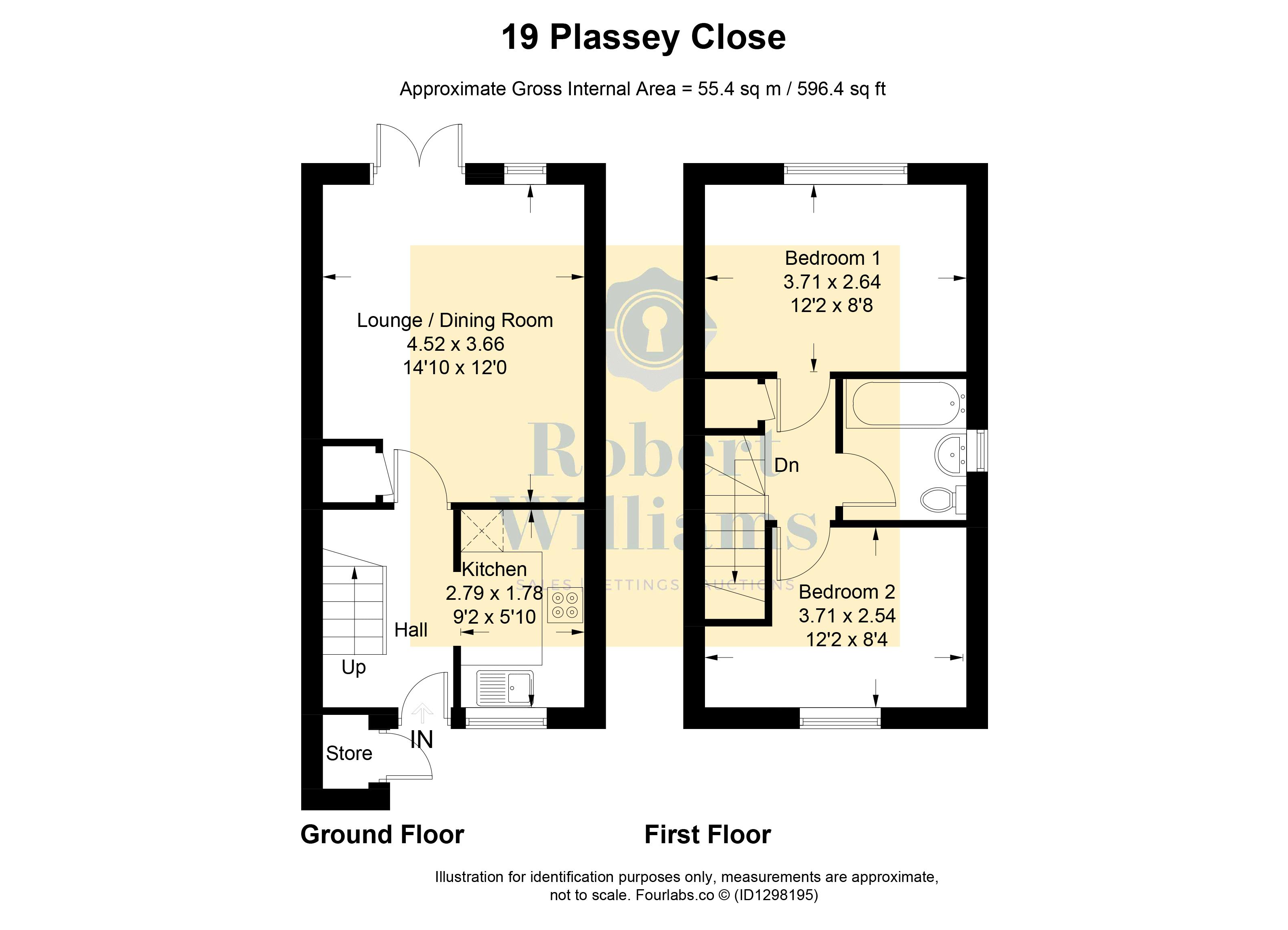 19, Plassey Close, Exeter floorplan
