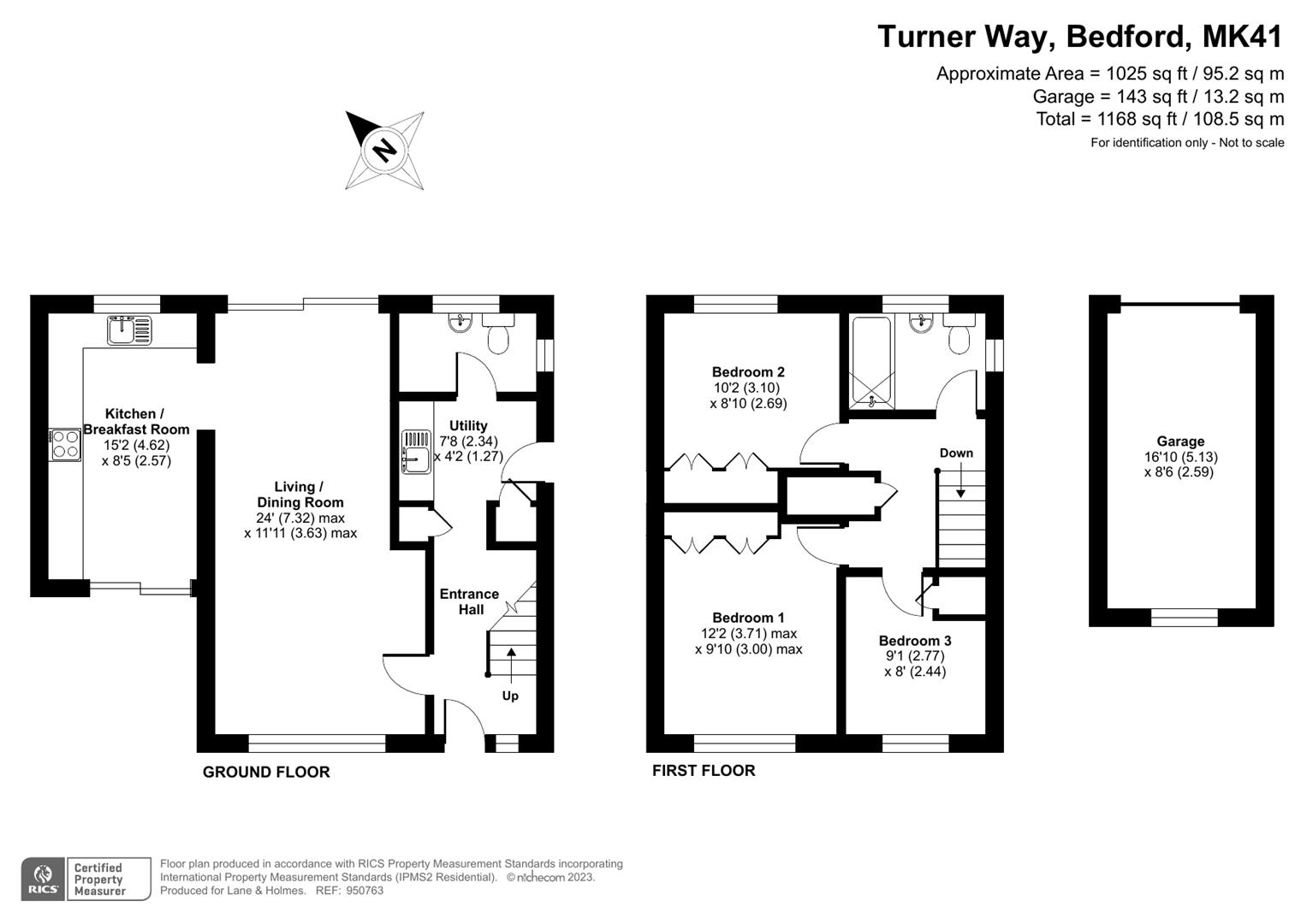 Turner Way, Bedford MK41, 3 bedroom detached house for sale 64150300
