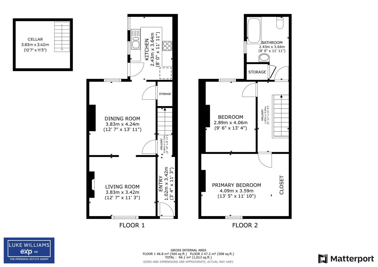 3, Whinmoor Road, Sheffield floorplan