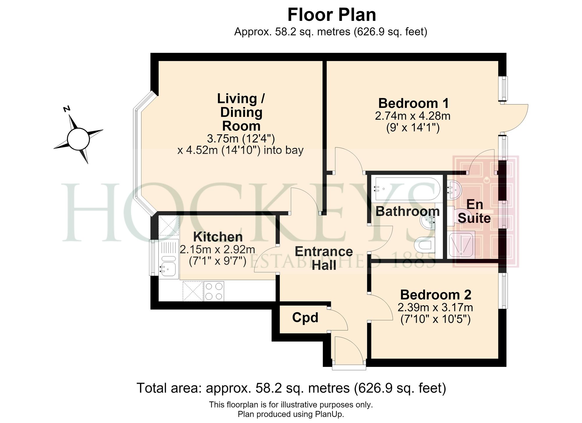 Petersfield, Cambridge floorplan
