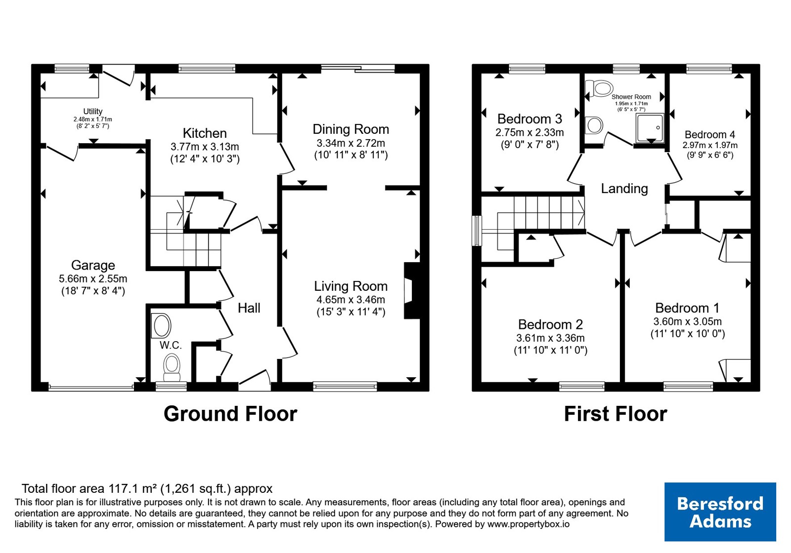 56, Alyn Drive, Wrexham floorplan