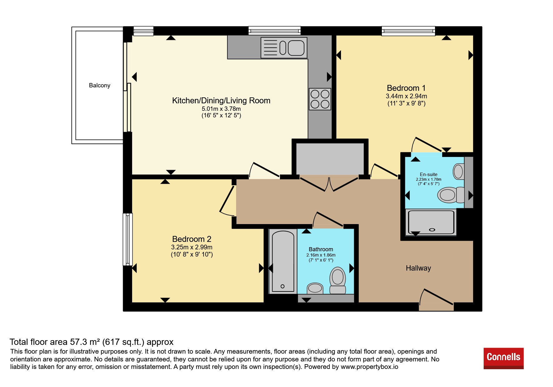 23, Thornton Side, Redhill floorplan