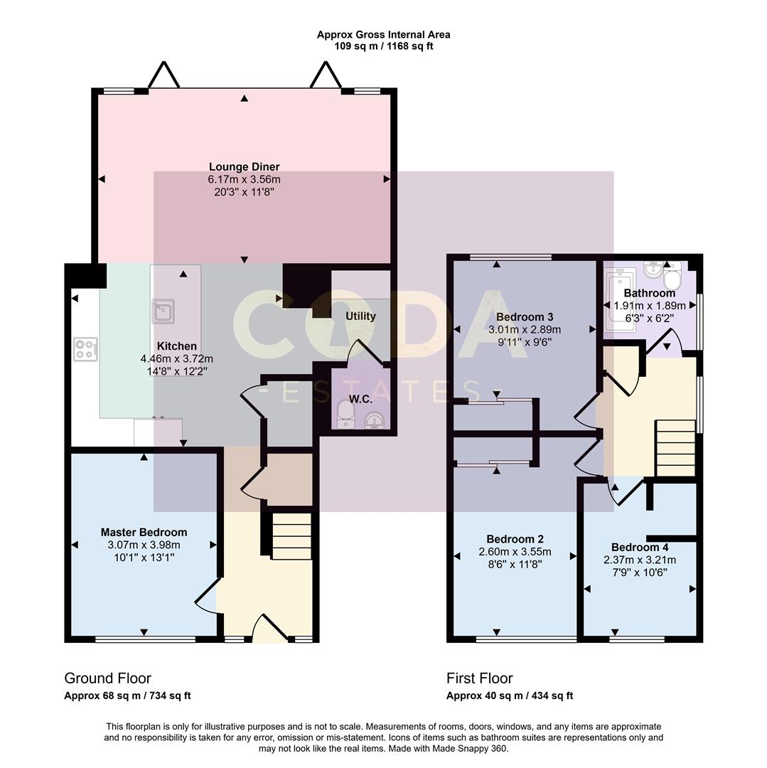 3, Corrie Place, Glasgow floorplan