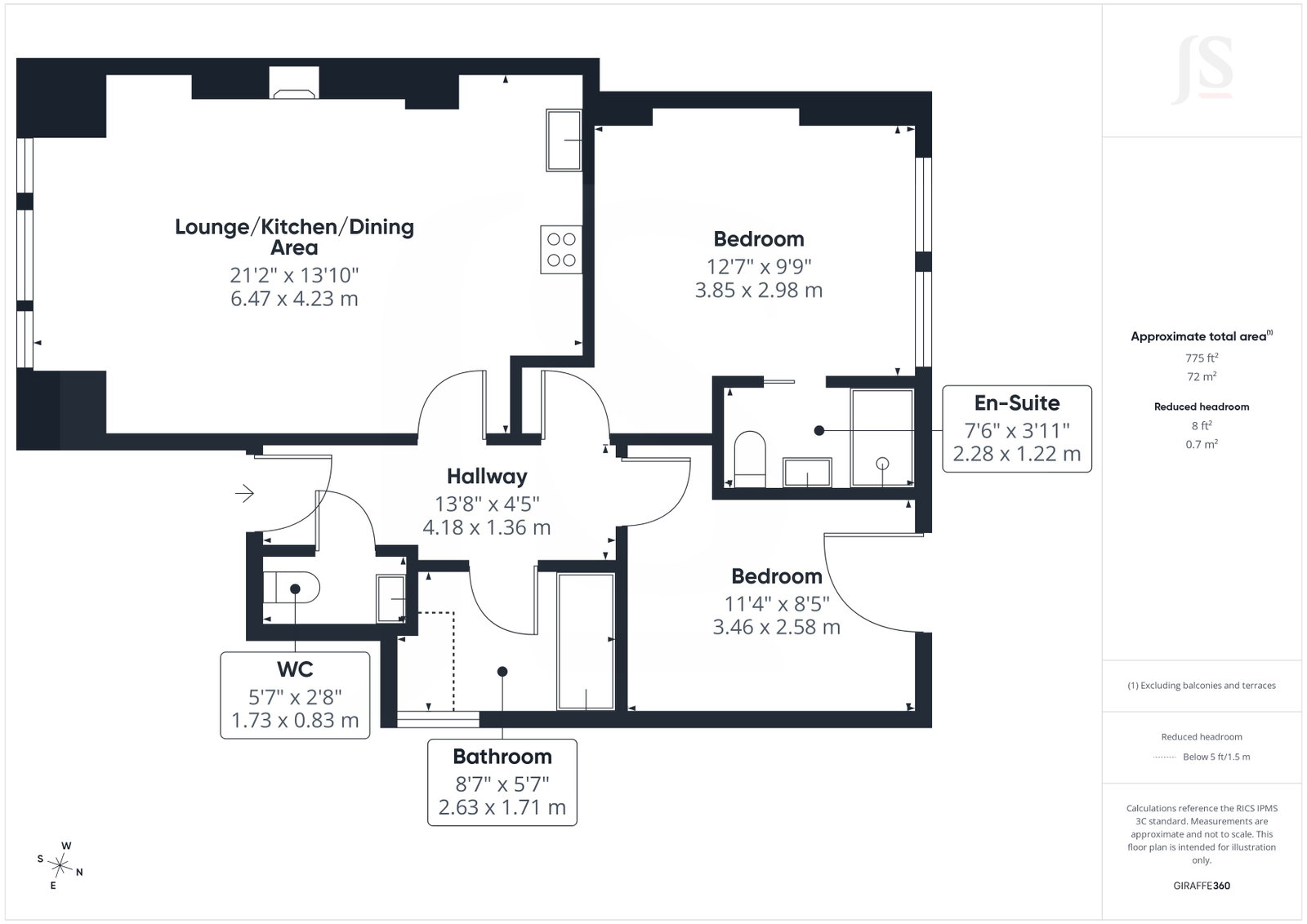Flat 1, 11 Florence Road, Brighton floorplan
