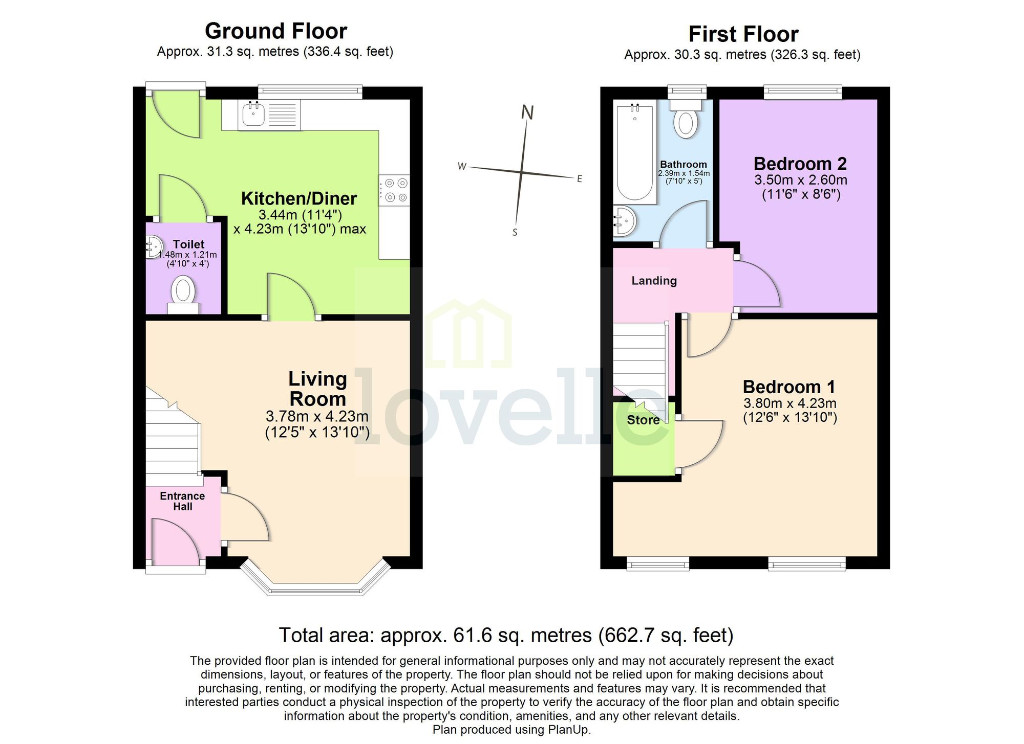 2 Tealby Close, Immingham floorplan