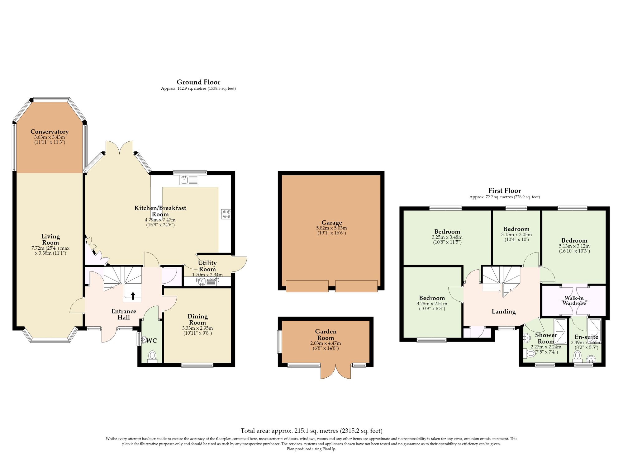 15 Ullswater, Lowestoft floorplan