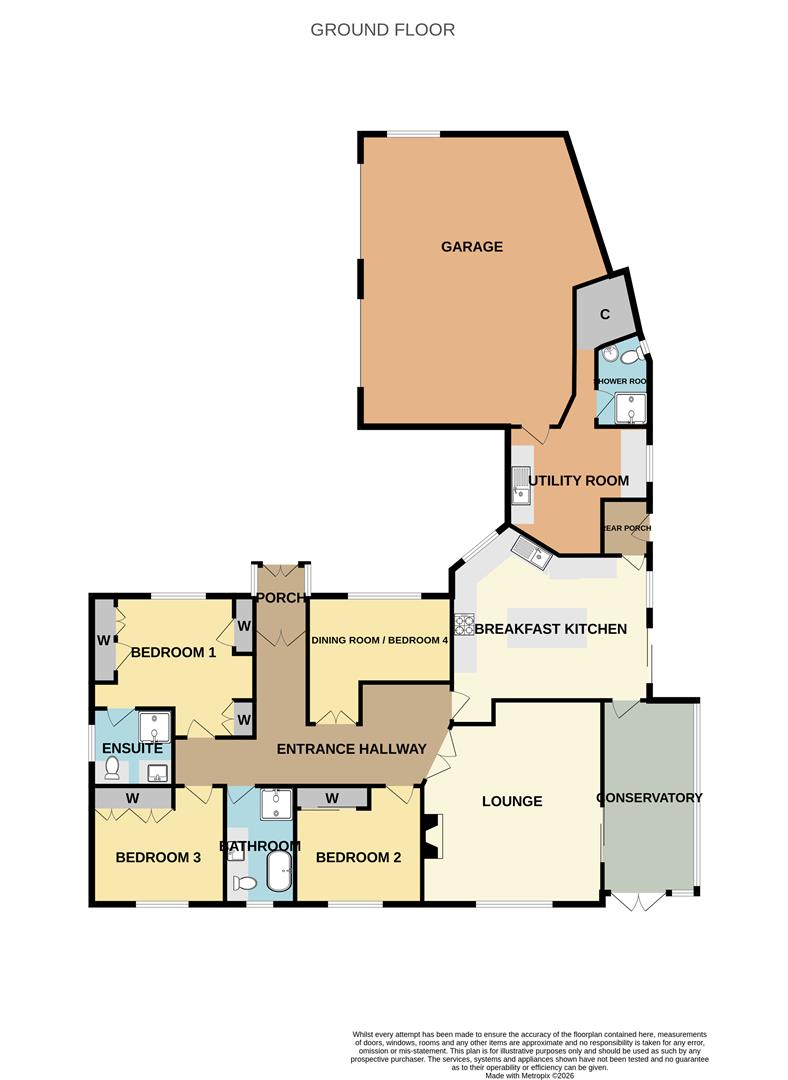 Chapel View, 1a, Northfield Close, South Cave, Brough floorplan