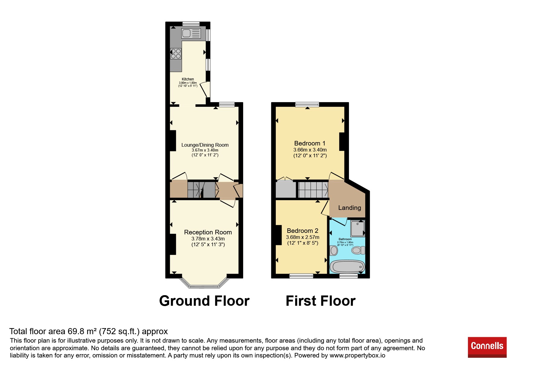 37, Crescent Road, Dudley floorplan