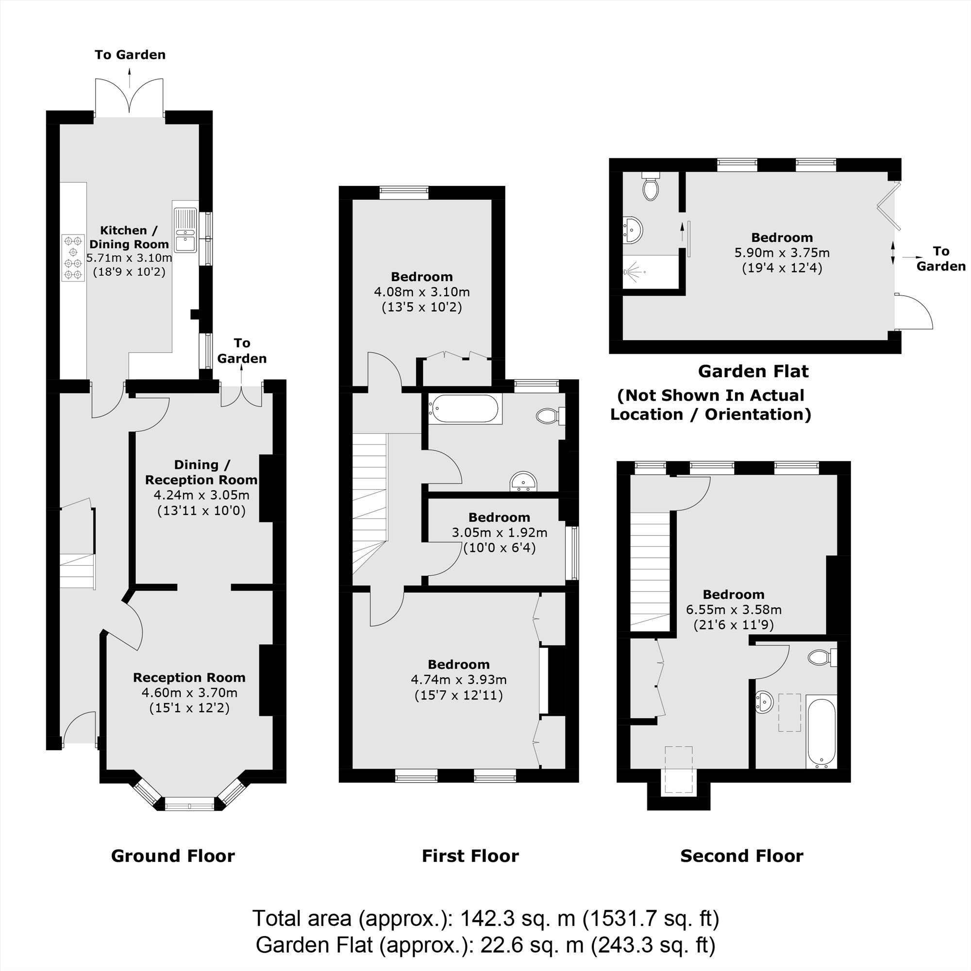 49, Oldfield Road, Hampton floorplan