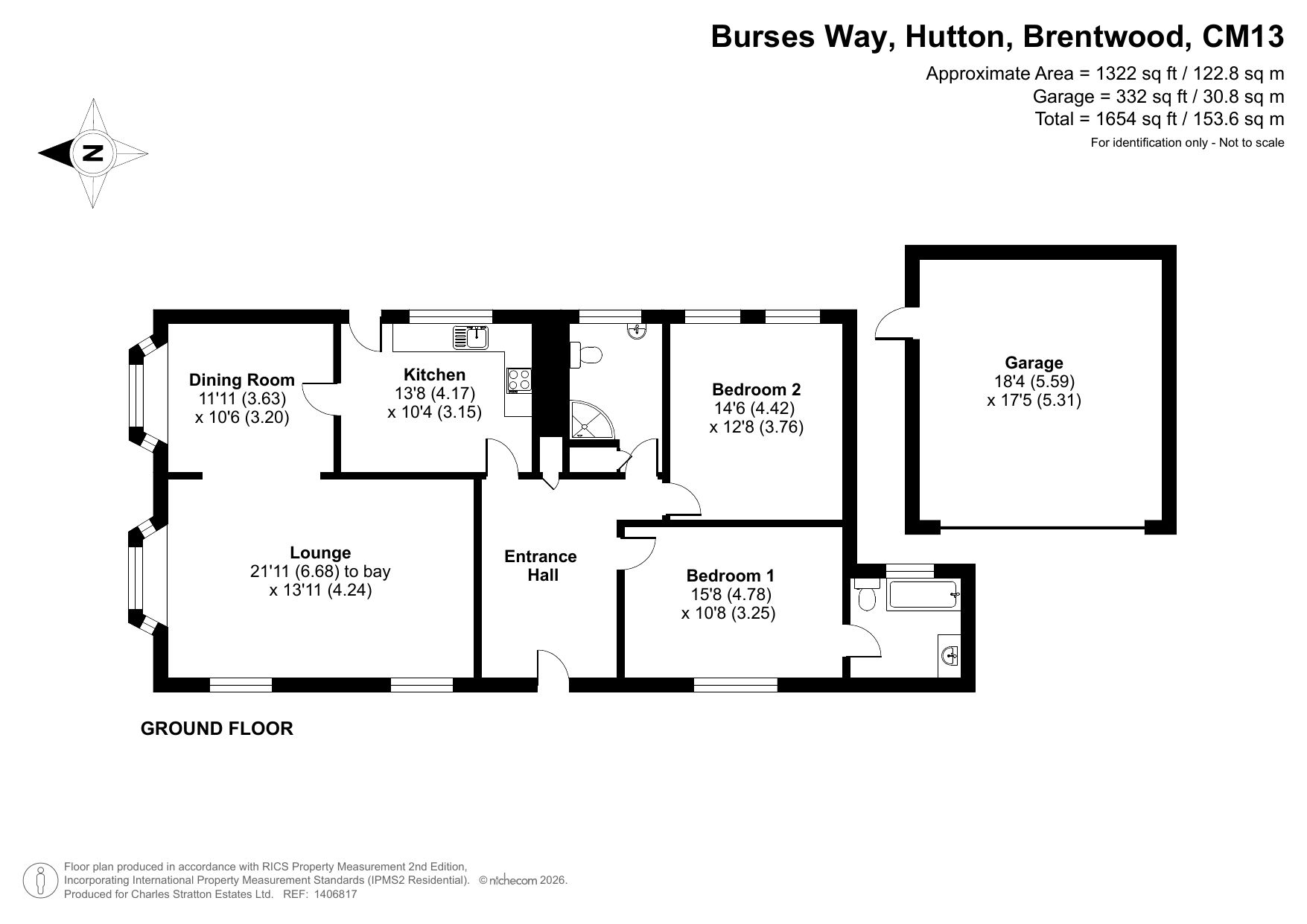 Spinney Nook, Burses Way, Brentwood floorplan