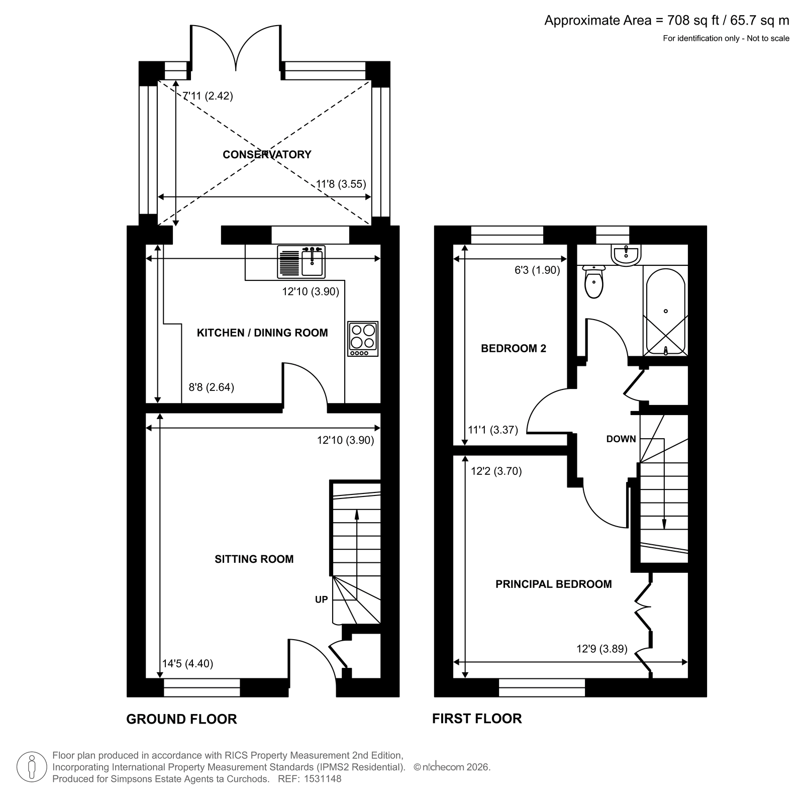 12, Mays Close, Weybridge floorplan