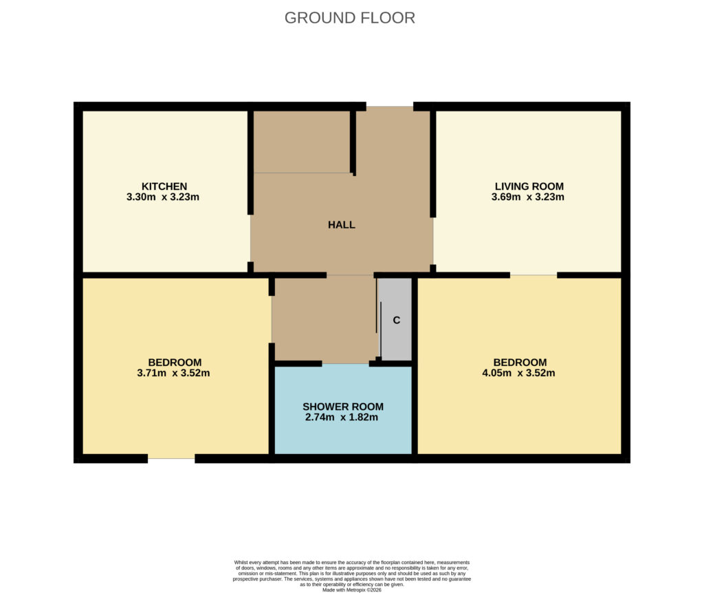 7, Mill Lane, Montrose floorplan