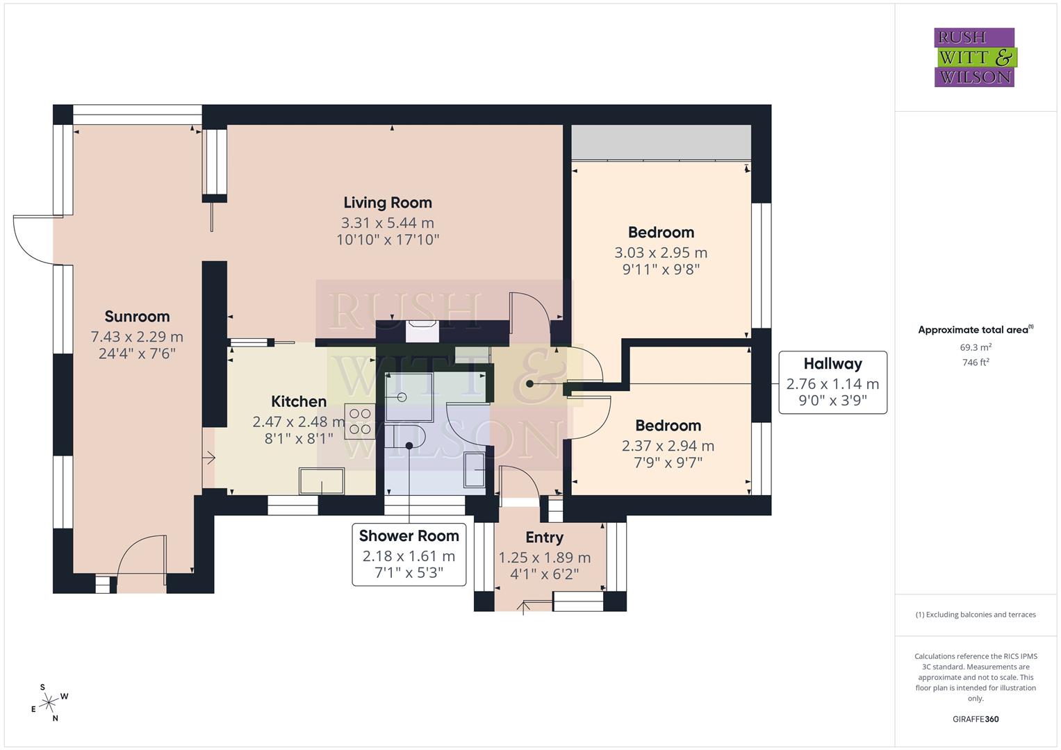 Five Trees, 2, Harbour Farm, Winchelsea Beach floorplan