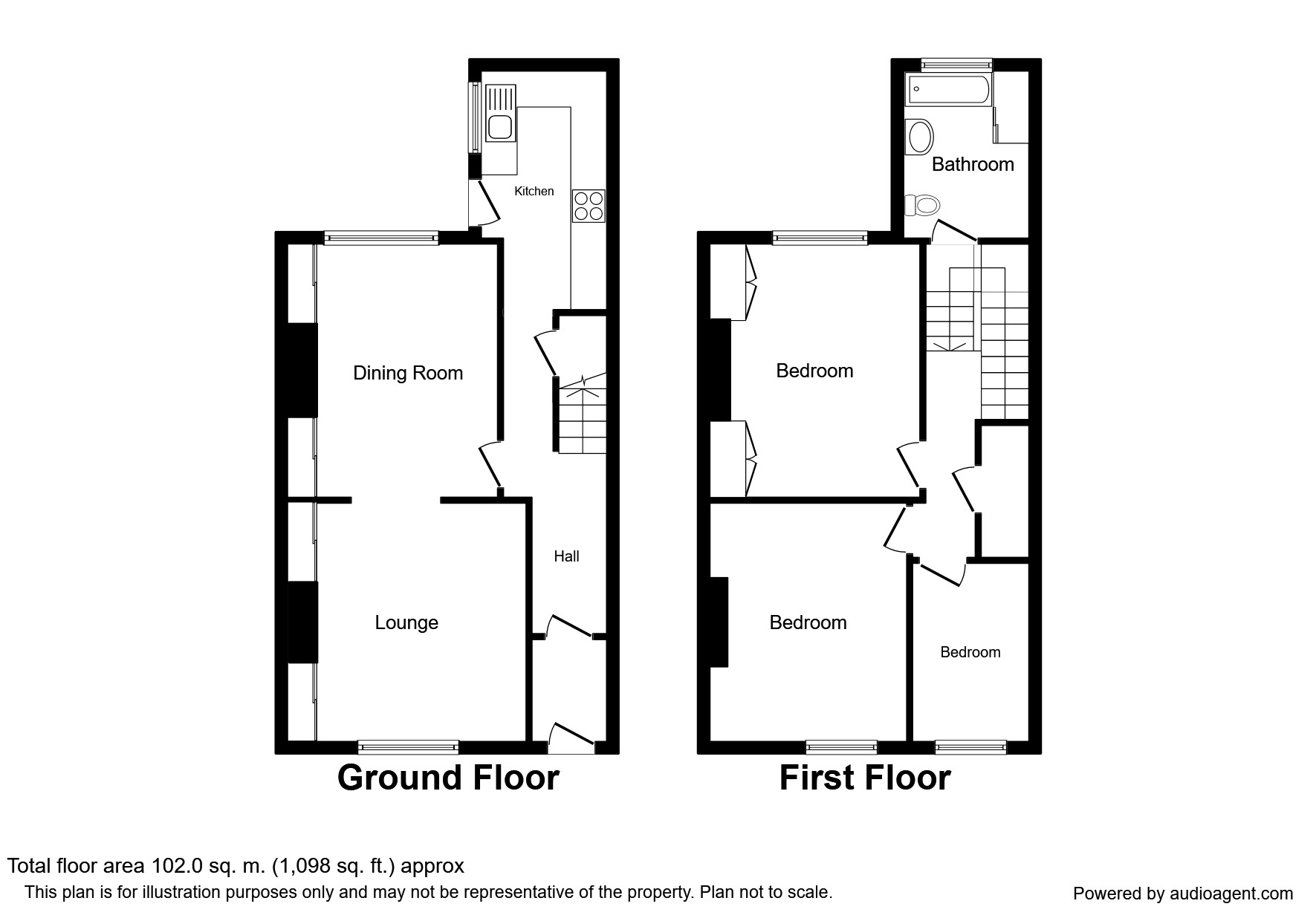 Thompson Street East, Darlington, County Durham DL1, 3 bedroom terraced