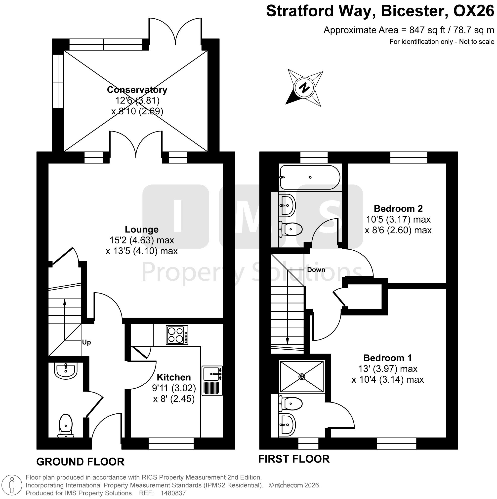 19 Stratford Way, Bicester floorplan