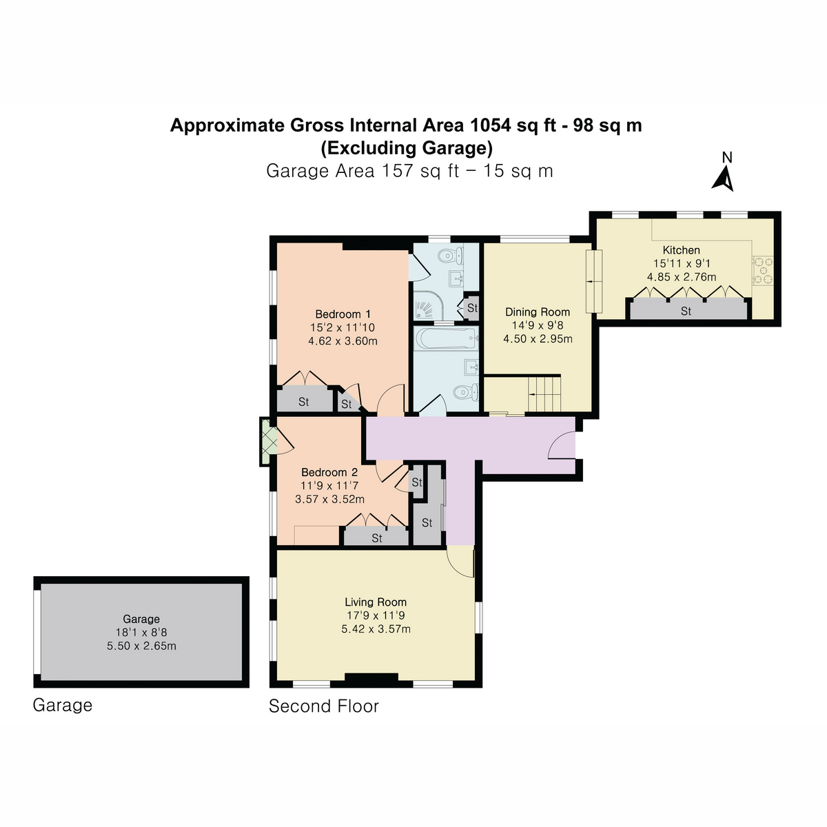 11, Acacia Way, Sidcup floorplan