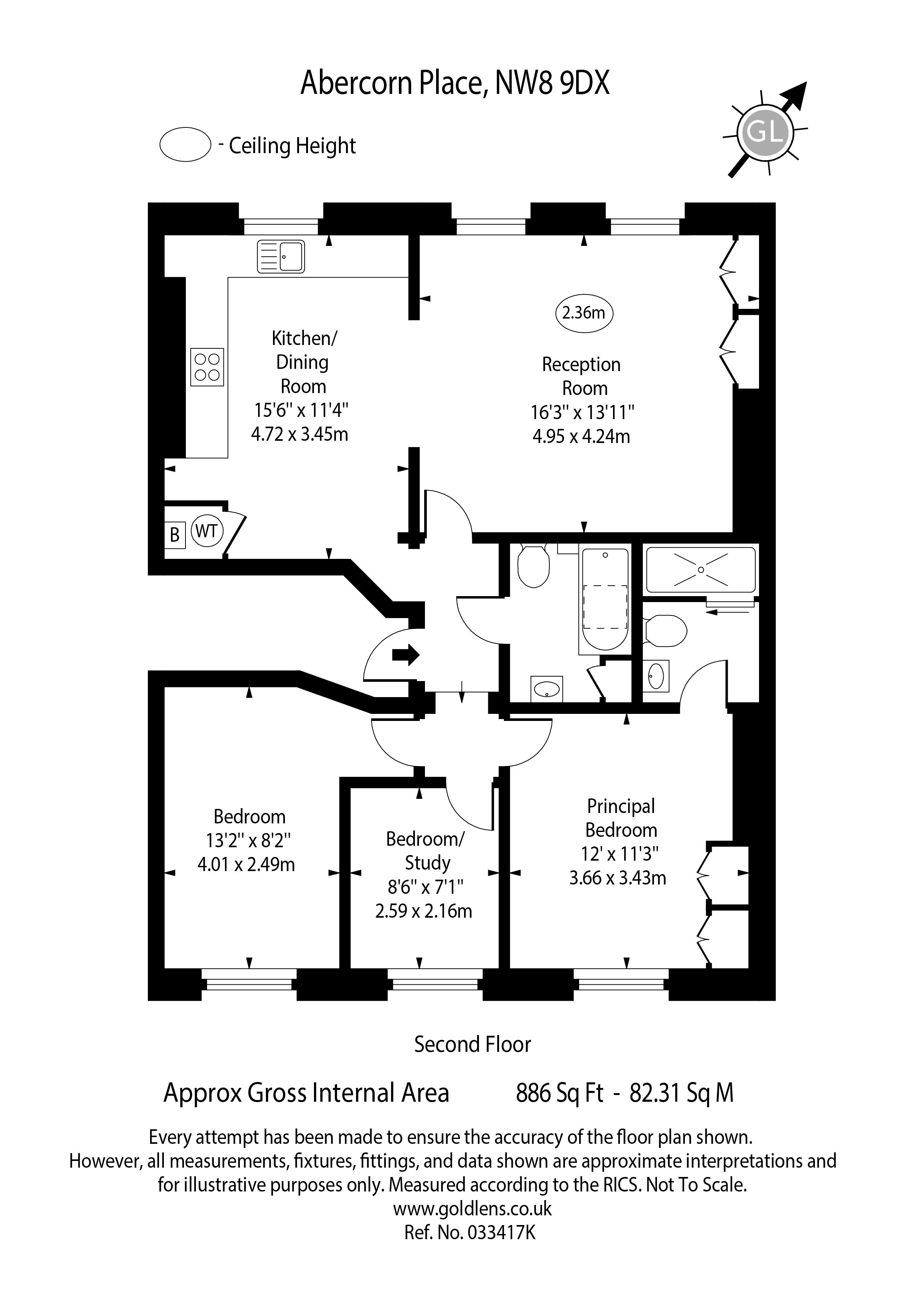 Abercorn Place, London floorplan