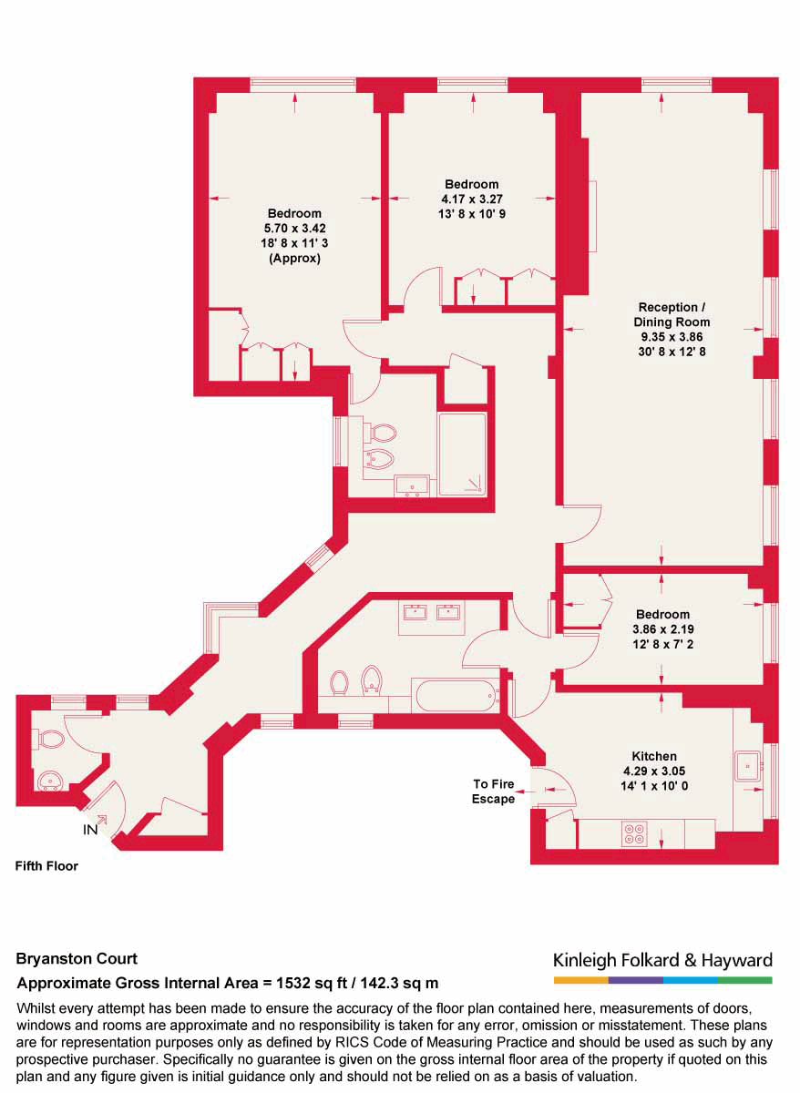George Street, London floorplan