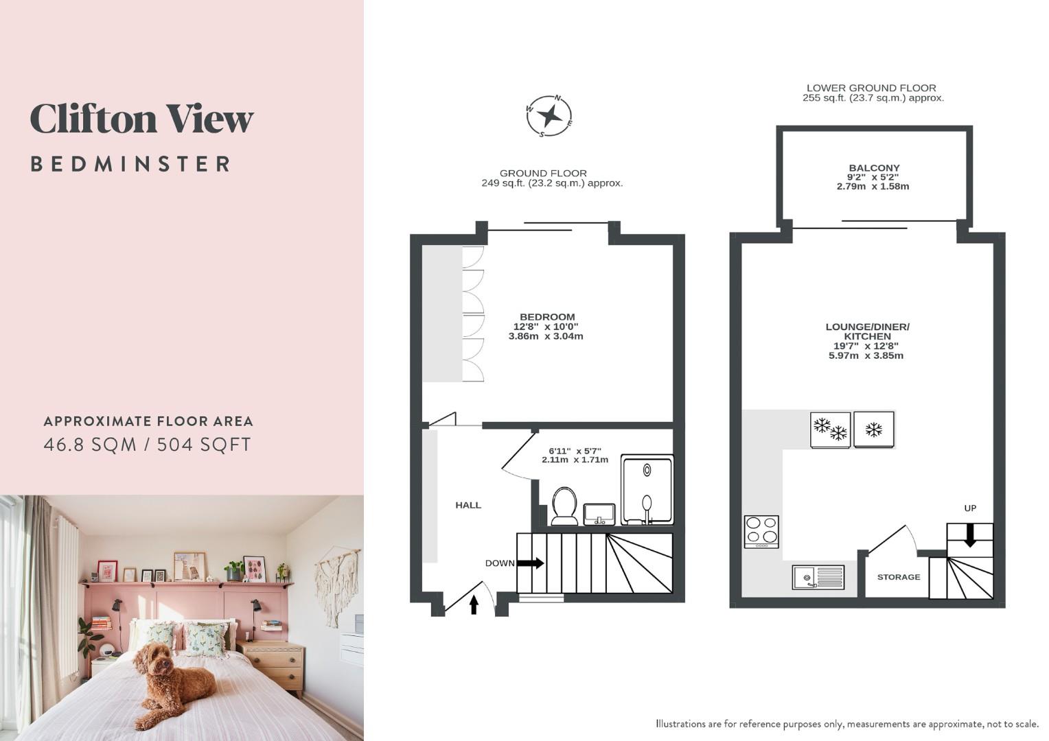 9 Clifton View, Bedminster Down Road, Bristol floorplan