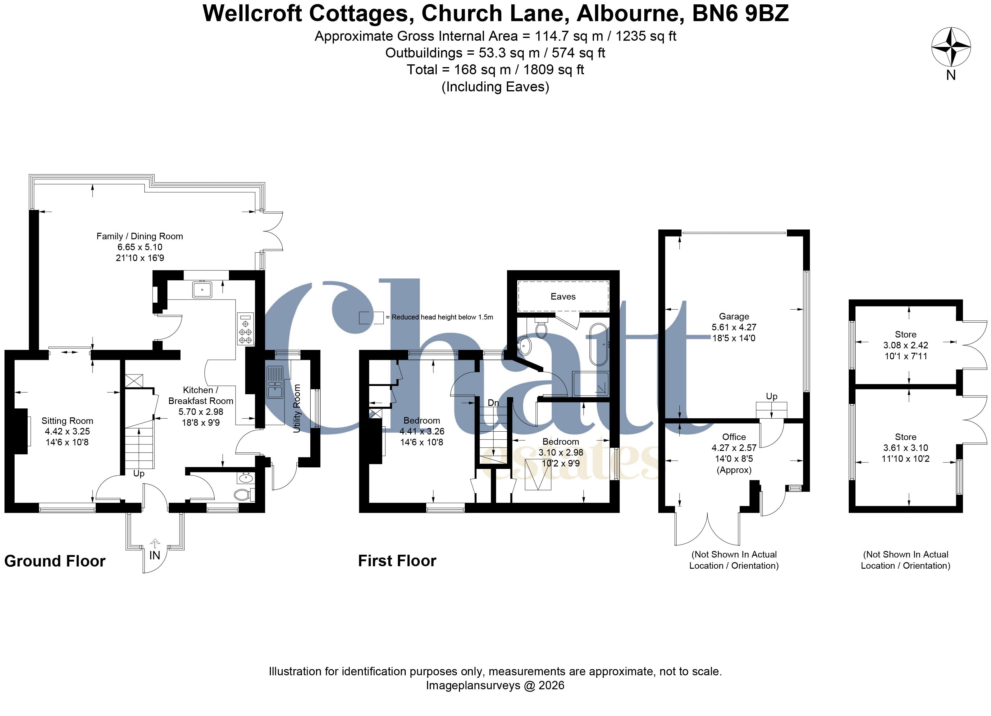 3 Wellcroft Cottages, Church Lane, Hassocks floorplan
