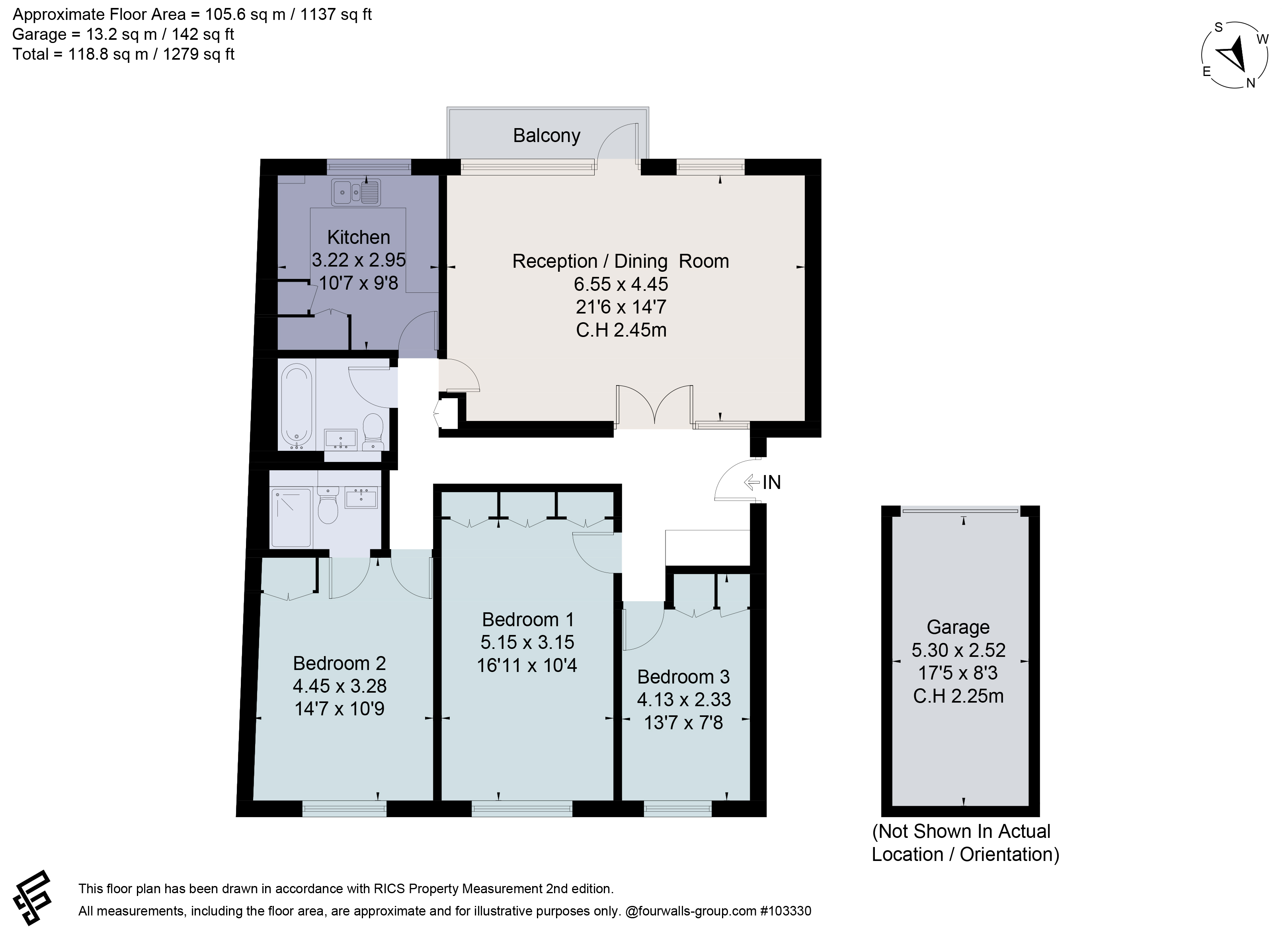 St. John's Avenue, Putney, London, SW15 floorplan