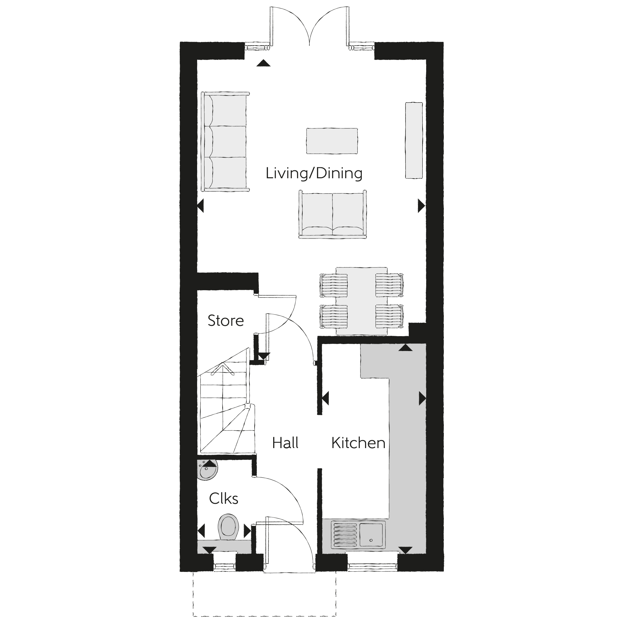 457, Off Fisher Lane, Cramlington floorplan