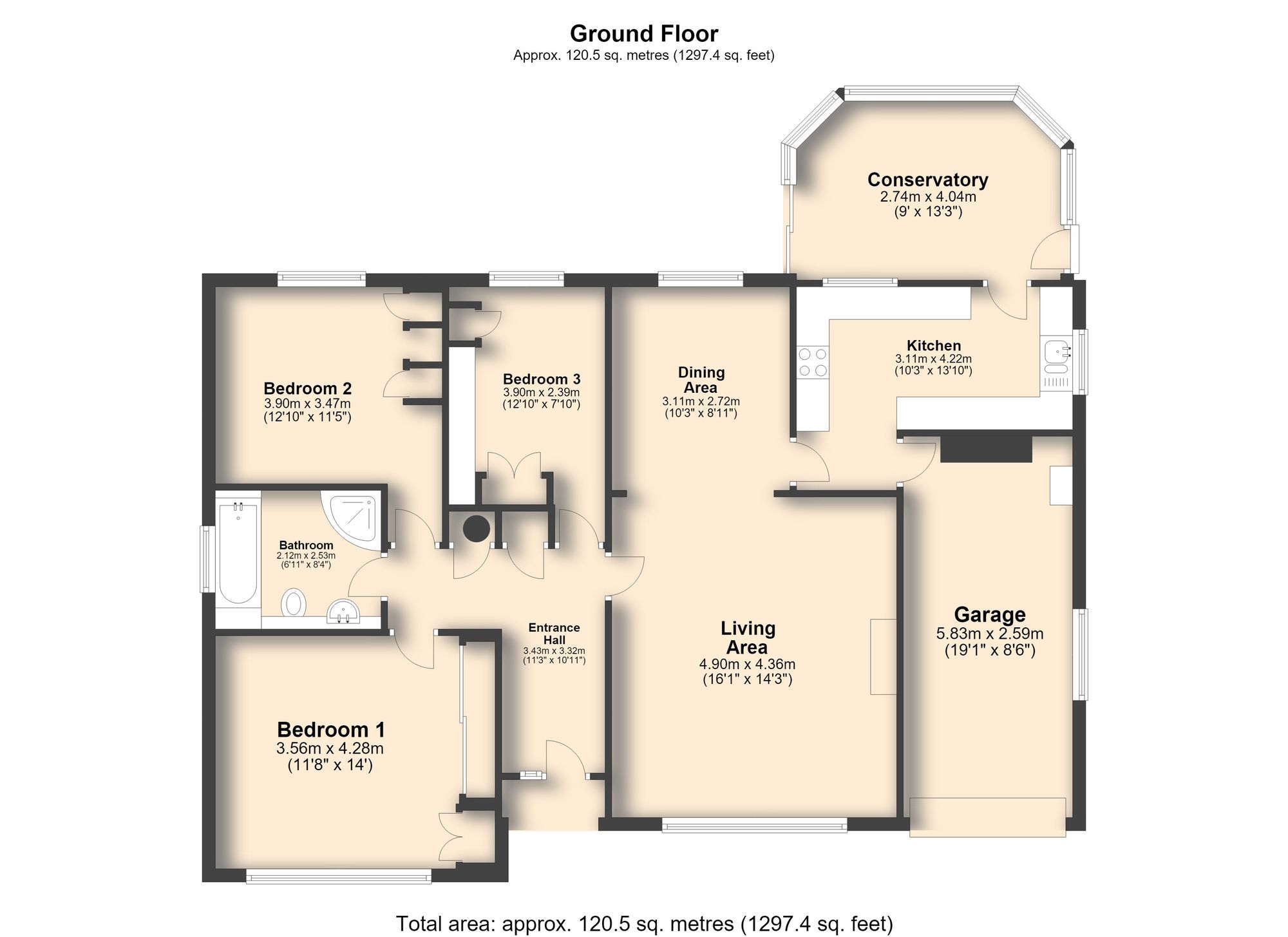 127 Longedge Lane, Chesterfield floorplan