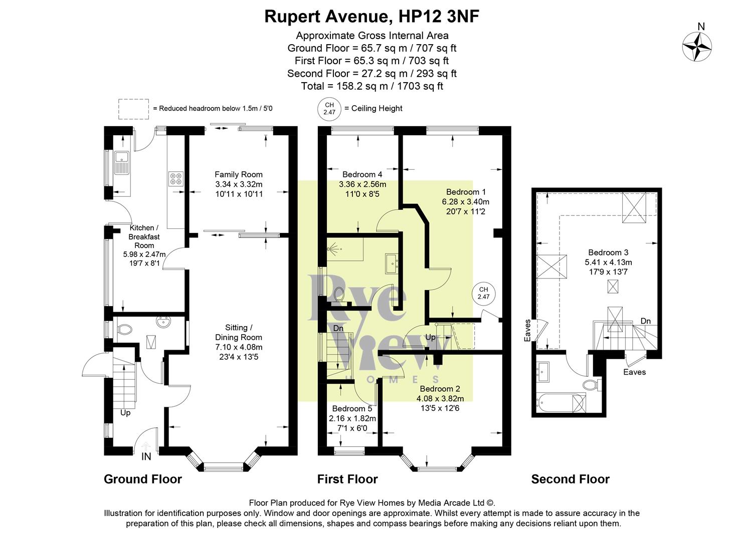 50, Rupert Avenue, High Wycombe floorplan