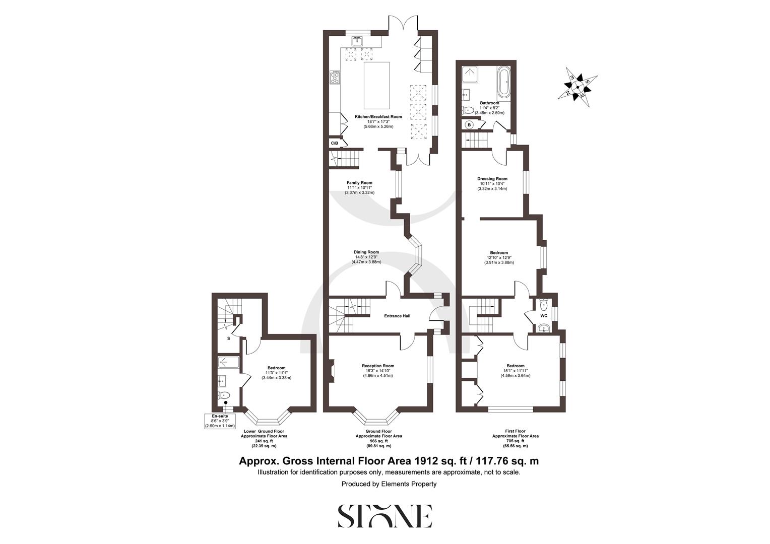 Holly House, 63a, Grovehill Road, Redhill floorplan