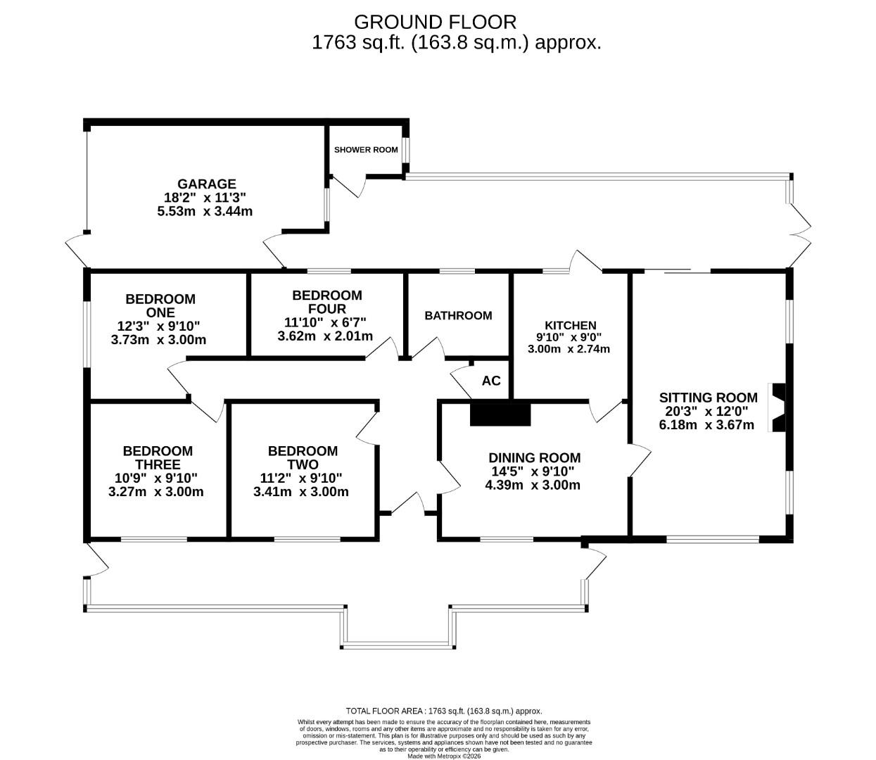Green Gables, Back Lane, Fairford floorplan