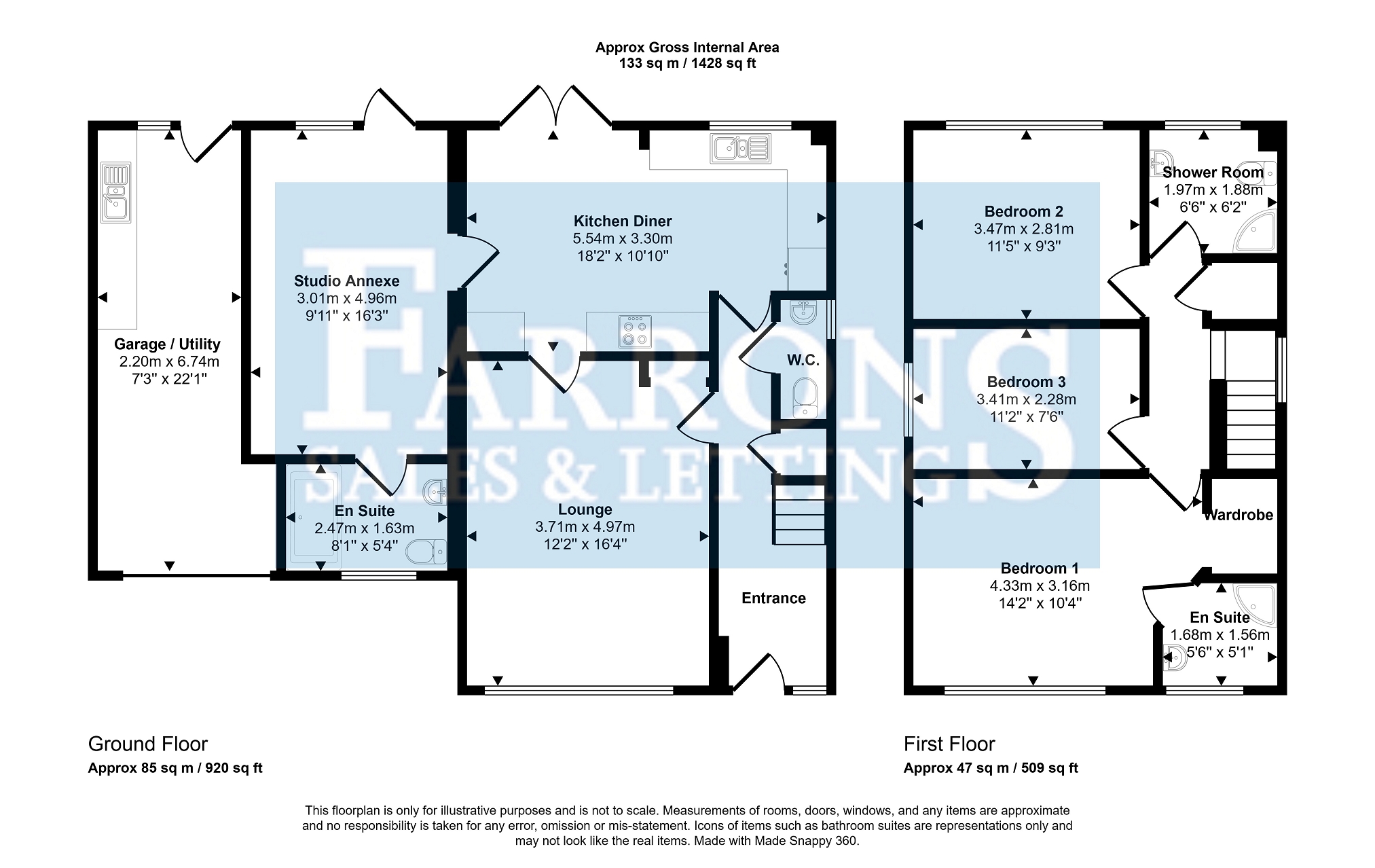 25, Brae Road, Winscombe floorplan