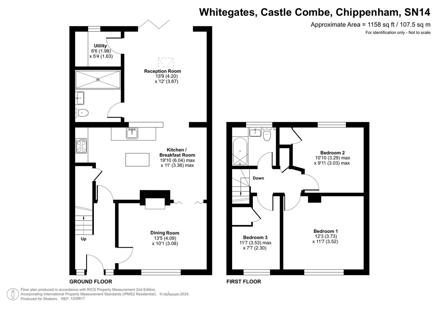 15, Whitegates, Castle Combe floorplan