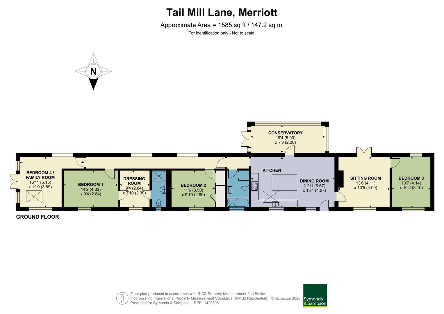 The Old Twine Walk, Tail Mill Lane, Merriott floorplan