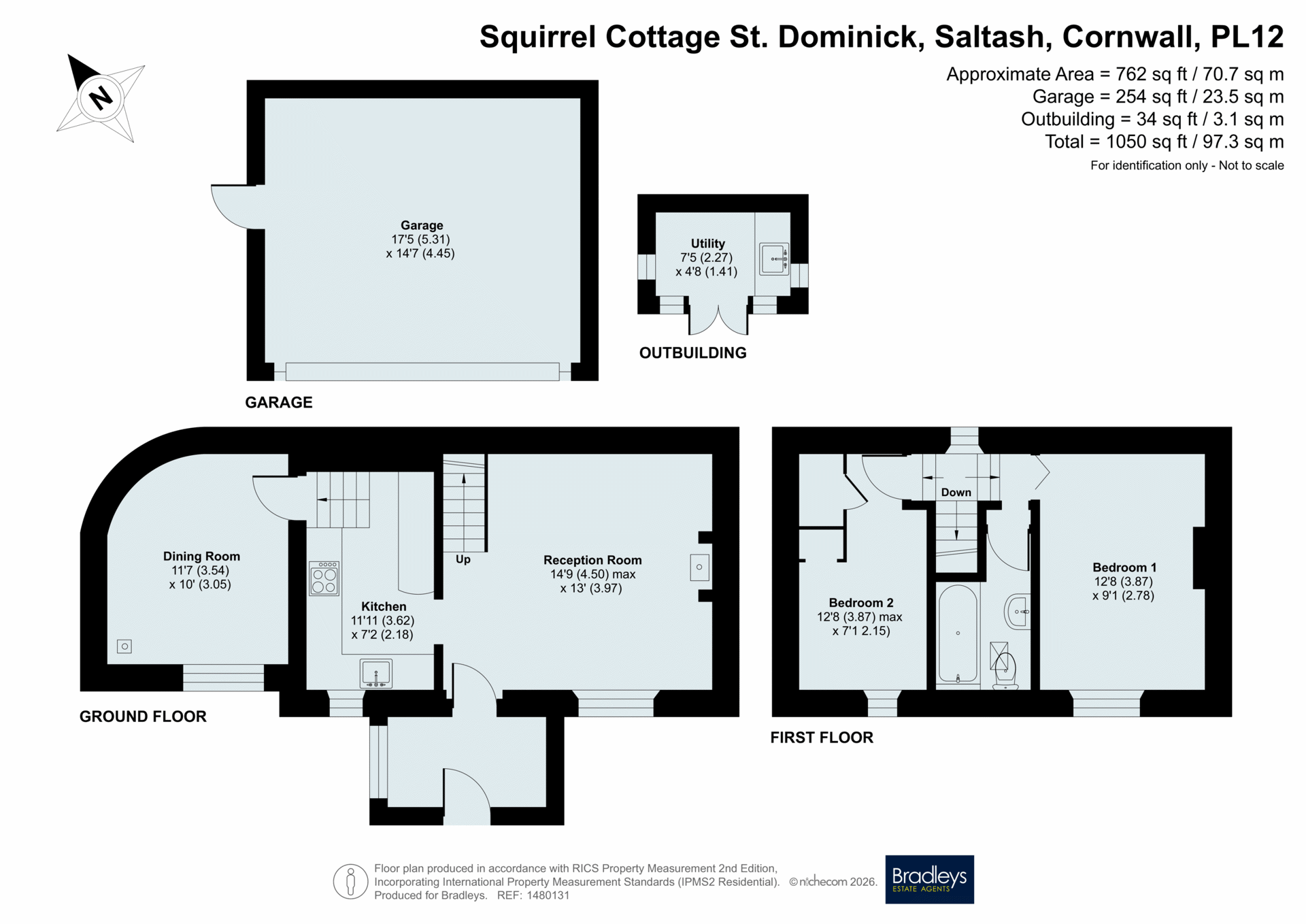 Squirrel Cottage St. Dominick, Saltash Cornwall, Cornwall floorplan