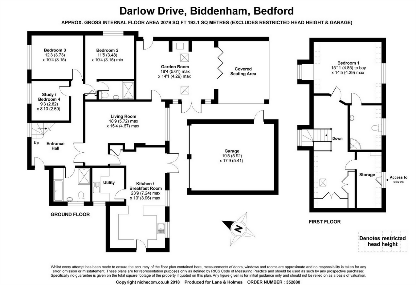 4 Bedrooms Chalet for sale in Darlow Drive, Biddenham, Bedford MK40