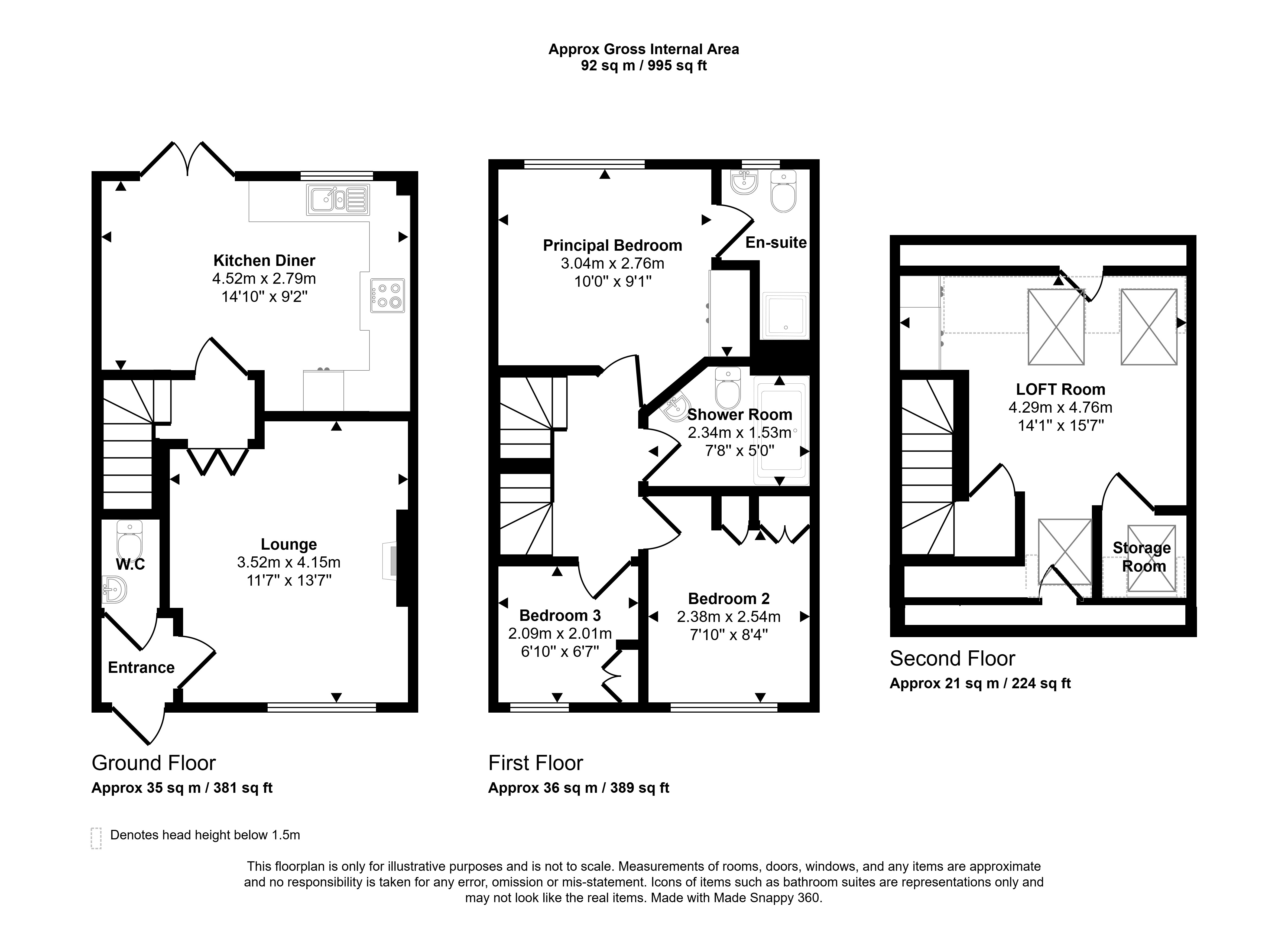 11, Chapel Walk, Couslsdon floorplan
