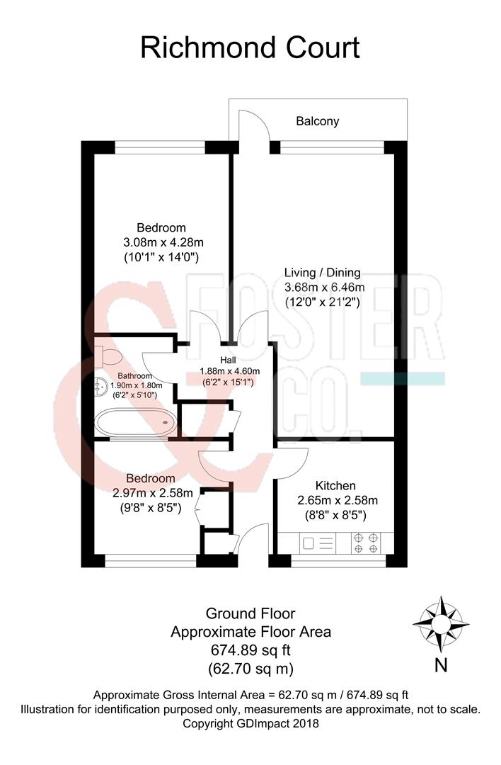 2 Bedrooms Flat for sale in Osmond Road, Hove BN3