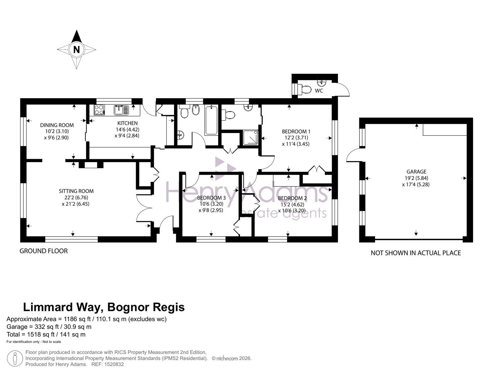 12 Limmard Way, Bognor Regis floorplan