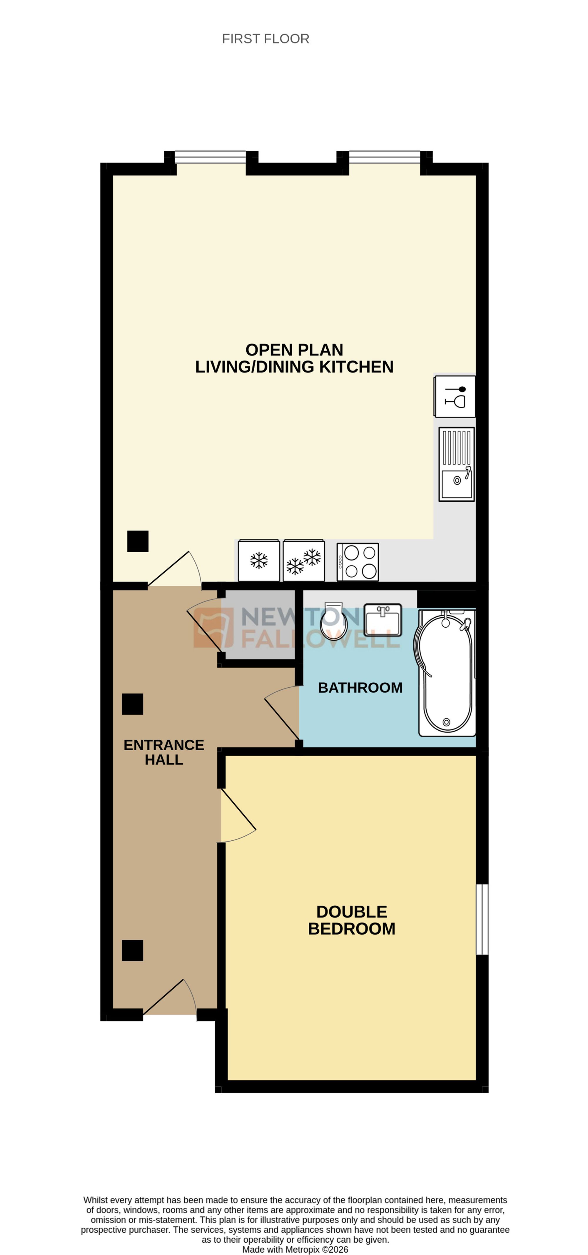 Flat 208, The Tankard Building Warwick Brewery, Newark floorplan