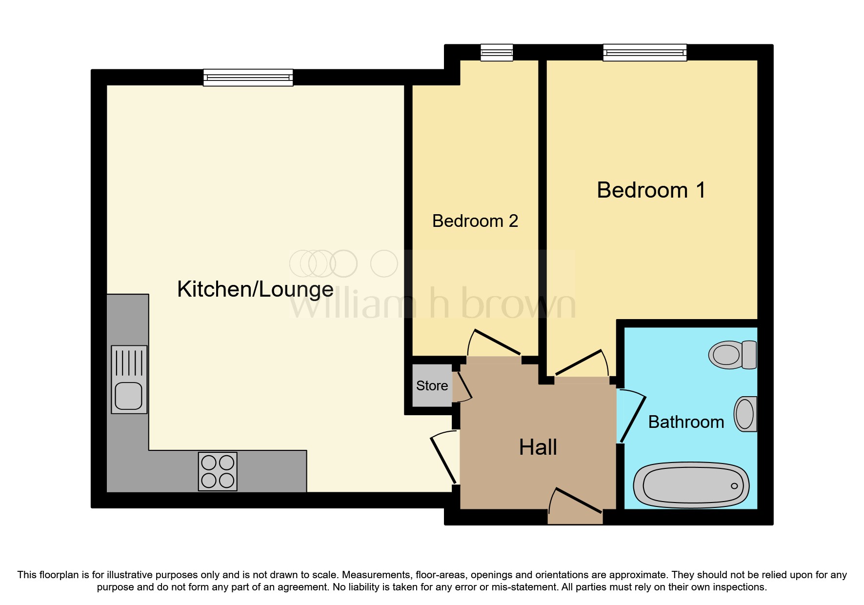 Hubert Road, Brentwood CM14, 2 bedroom flat for sale 66593572