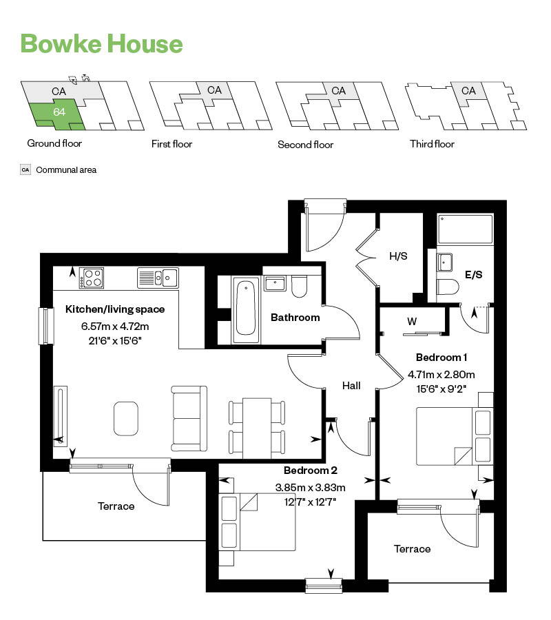 64, Winchester Avenue, Winchester, So22 6Uh floorplan