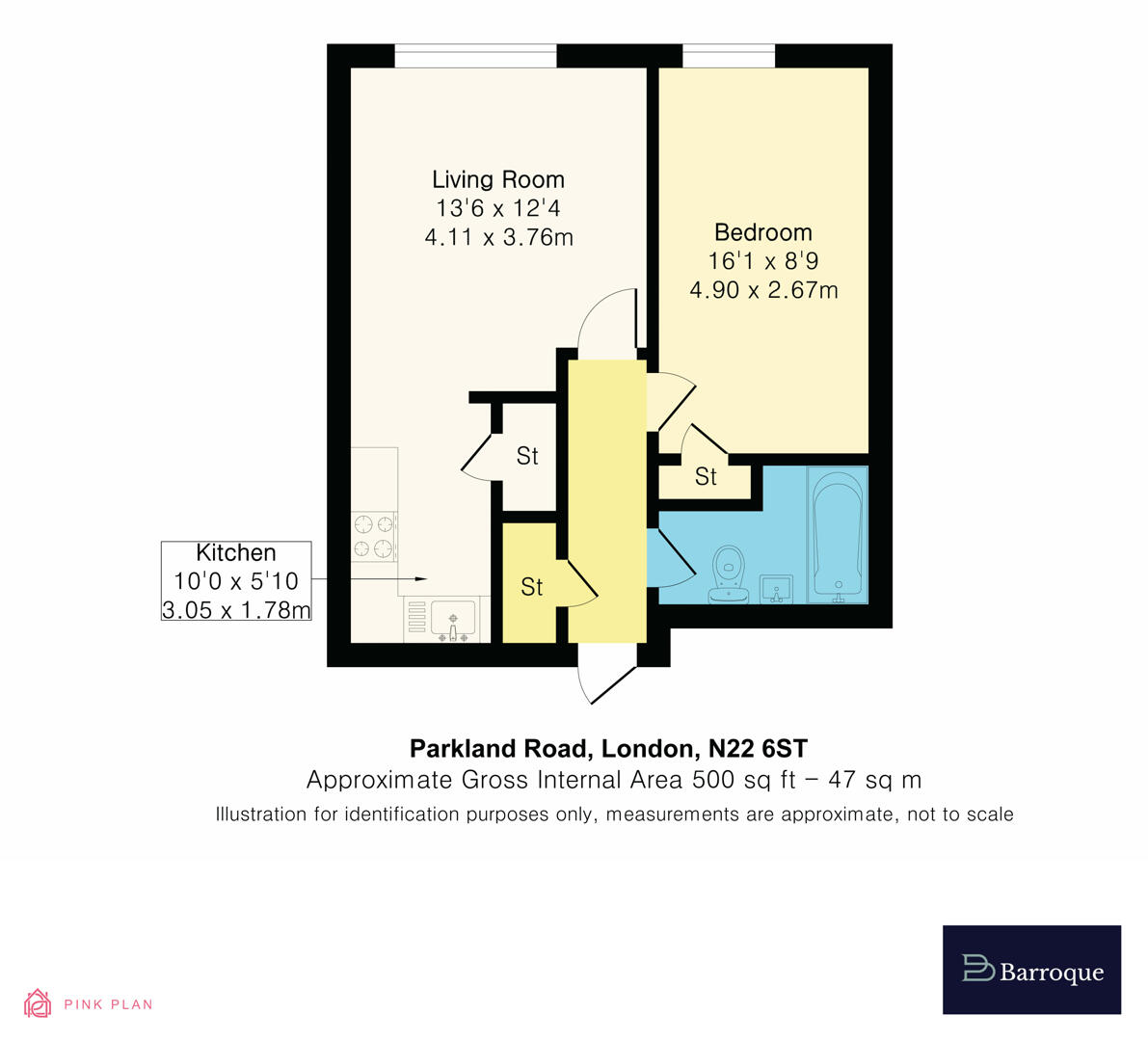 36, Parkland Road, London floorplan